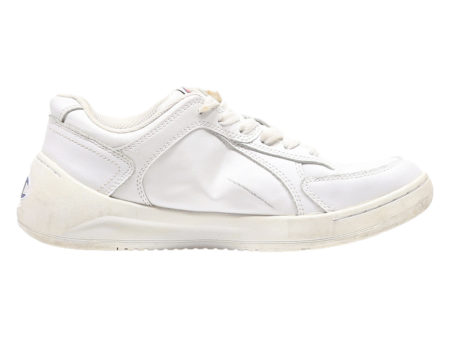 CHAMPION Sneaker Trainers White Leather Womens UK 7 Hot on Sale