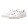 ADIDAS Sleek 2019 Low Top Trainers White Leather Womens UK 4.5 Supply