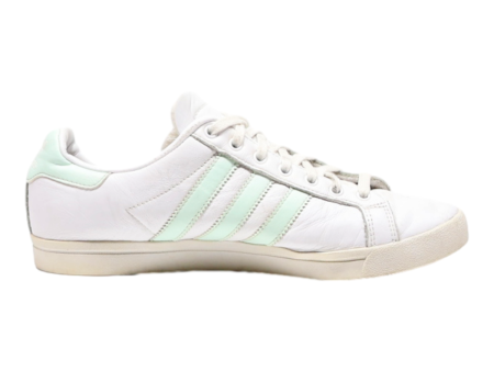 ADIDAS Coast Star Low Top Trainers White Leather Womens UK 6.5 on Sale