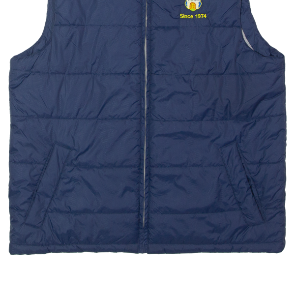 SLAZENGER Porta S Mens Puffer Gilet Blue L Supply