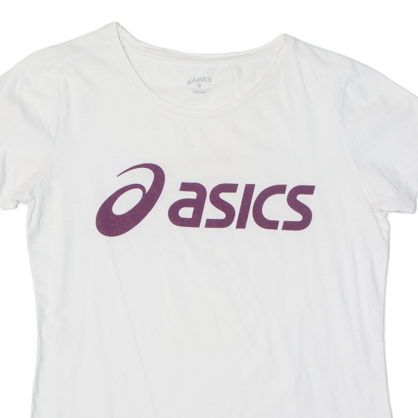 ASICS Womens T-Shirt White M For Cheap