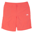 THE NORTH FACE Turn Up Option Womens Utility Shorts Red L W34 Hot on Sale