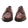 COLE HAAN Derby Shoes Maroon Leather Mens UK 9 on Sale