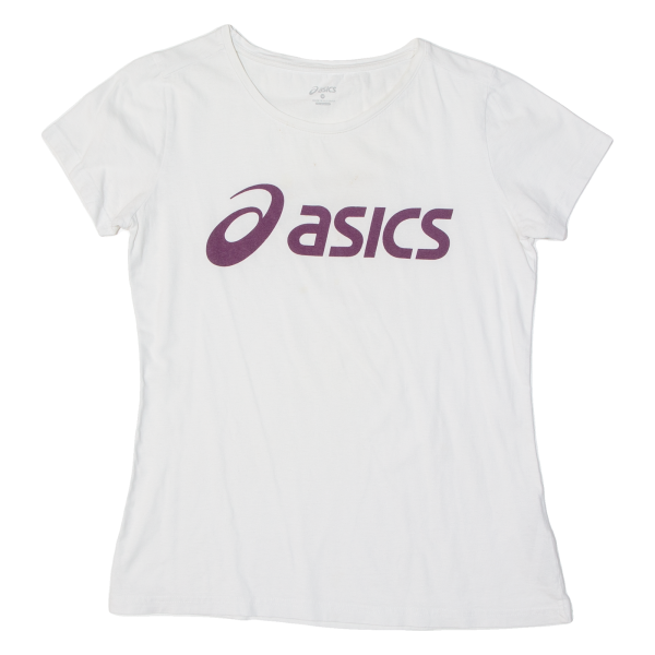 ASICS Womens T-Shirt White M For Cheap