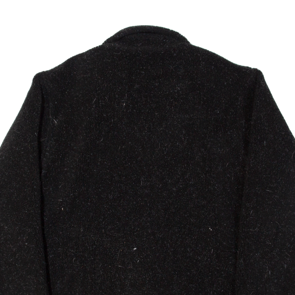 SWISS FREE Womens Fleece Jacket Black 90s L Hot on Sale