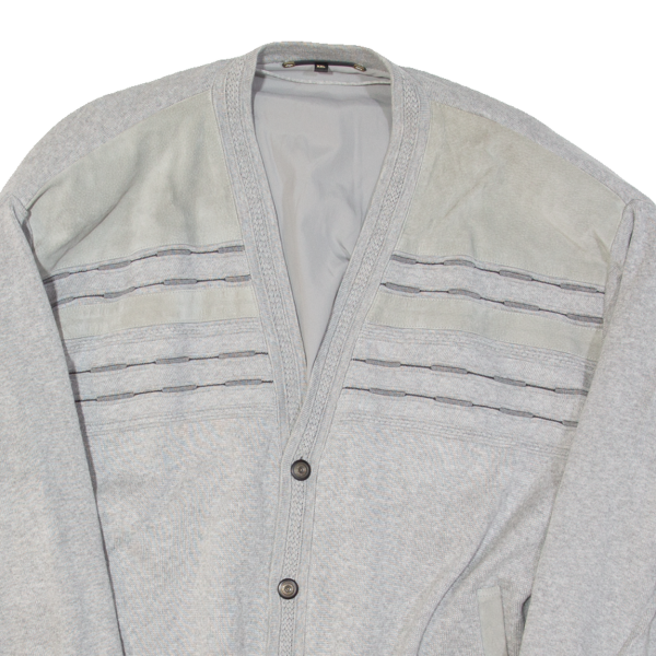 CANDA Mens Varsity Jacket Grey XL Fashion