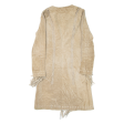 ONLY Tassel Womens Coat Beige Leather Suede S Hot on Sale