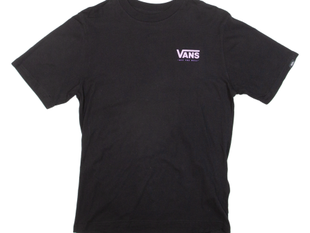 VANS Girls T-Shirt Black L Online now