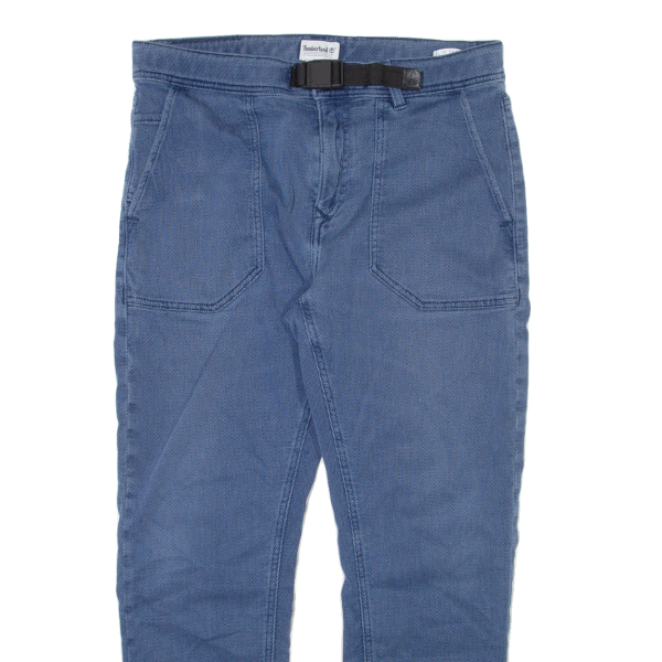 TIMBERLAND Mens Trousers Blue Slim Tapered W32 L27 Online Hot Sale