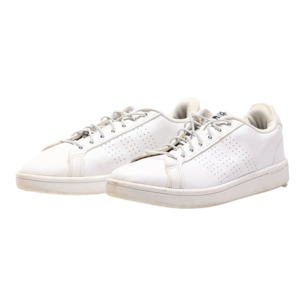 ADIDAS Advantage Clean Sneaker Trainers White Leather Womens UK 6.5 Online