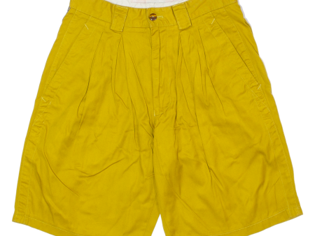 REDPOINT Mens Casual Shorts Yellow S W29 For Discount