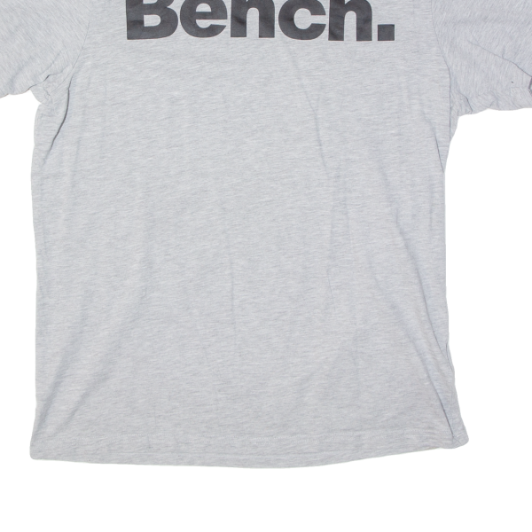 BENCH Mens T-Shirt Grey M Online Hot Sale