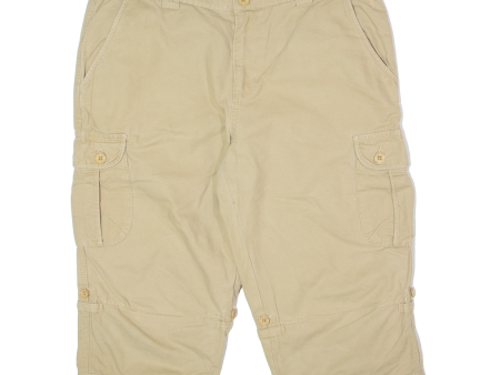 PACIFIC UNION Mens Cargo Shorts Beige M W32 For Discount