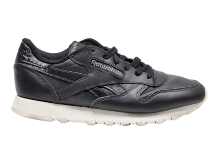 REEBOK Sneaker Trainers Black Leather Womens UK 3.5 Online