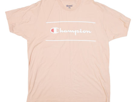 CHAMPION Mens T-Shirt Pink XL Online Sale