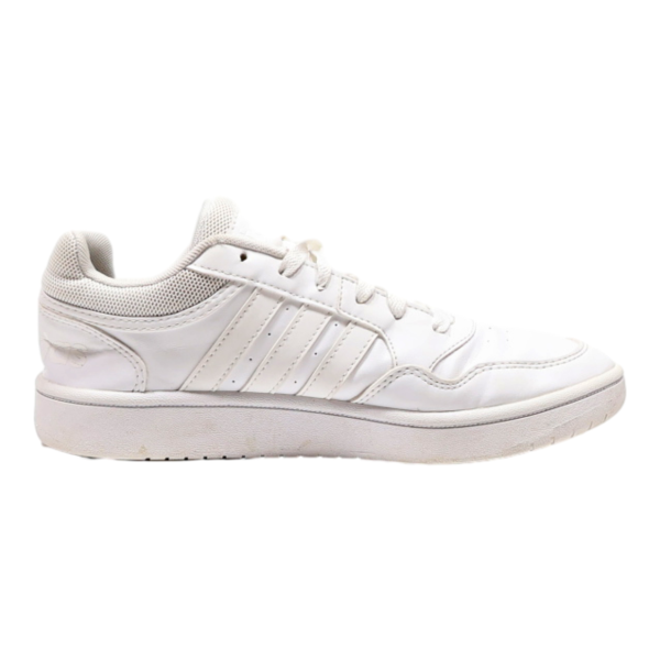 ADIDAS Hoops 3.0 Sneaker Trainers White Leather Girls UK 4 Online now