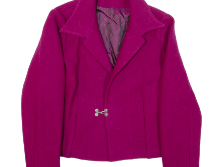 Womens Jacket Maroon Knit XS Online Sale