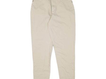 AUTHENTIC LEGENDS Womens Trousers Beige Regular Mom W29 L30 on Sale