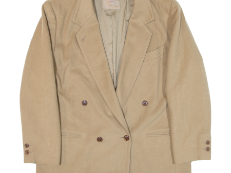 BOGNER Womens Blazer Jacket Beige Knit XL Hot on Sale