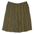 ARA Womens A-Line Skirt Brown Knee Length 90s Striped L Online now