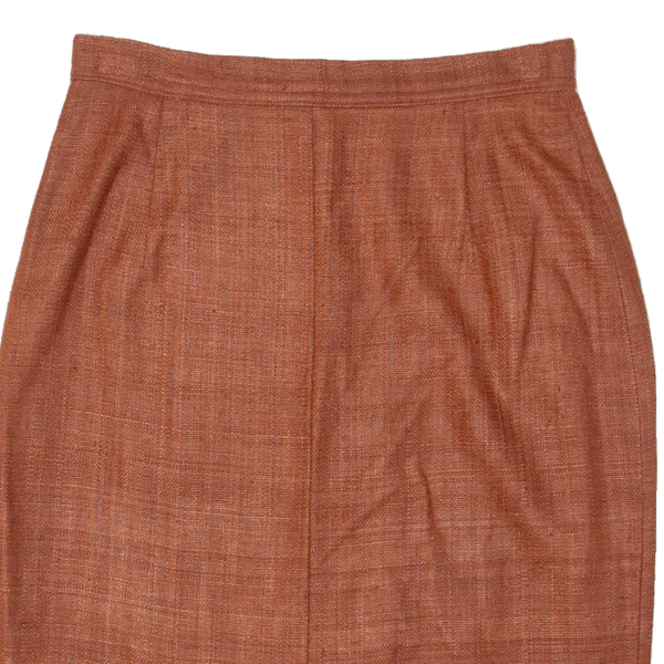 VIZIO Womens Straight Skirt Orange Knee Length M For Cheap