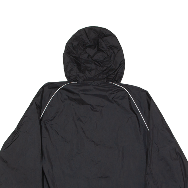 ADIDAS FC Aubonne Mens Rain Jacket Black Hooded XL Sale