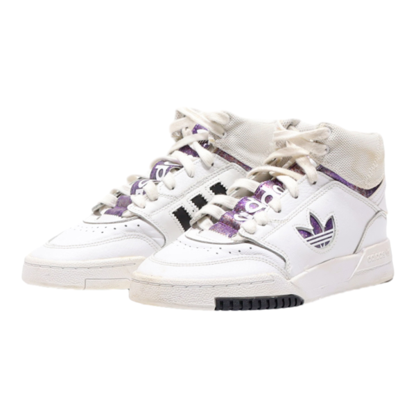 ADIDAS Drop Step 2020 High Top Trainers White Leather Womens UK 3.5 Online Hot Sale