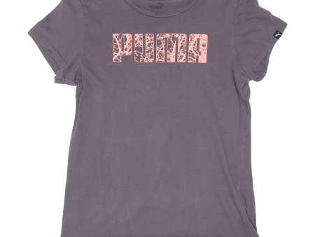 PUMA Womens T-Shirt Grey UK 10 Cheap