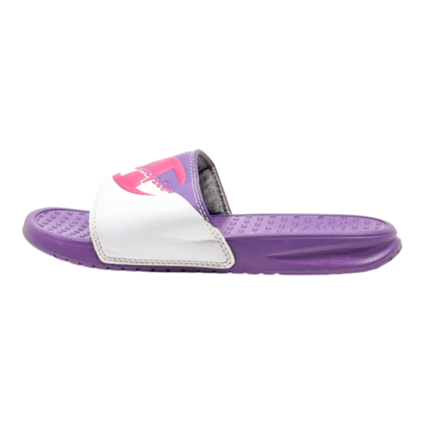 CHAMPION Slider Sandals Blue Synthetic Girls UK 4.5 Online