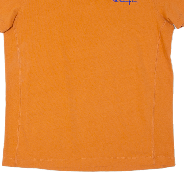 CHAMPION Mens T-Shirt Orange S Cheap