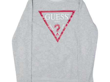 GUESS Girls Sweatshirt Grey USA 16Y Cheap