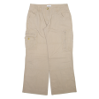 TOM TAILOR Cargo Womens Trousers Beige Relaxed Straight W32 L28 Supply