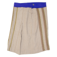 JUPEFIX Womens A-Line Skirt Beige Knee Length 90s L on Sale