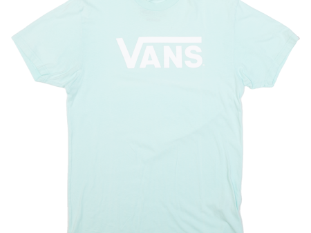 VANS Mens T-Shirt Blue M For Discount