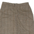 RESI HAMMERER Womens Straight Skirt Brown Knee Length Wool 90s M For Discount