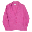 SPENGLER Womens Blazer Jacket Pink Silk 90s XL Online