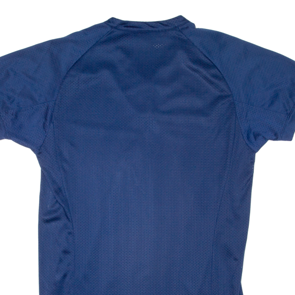 ADIDAS Mens Jersey Blue Button Neck M Online Hot Sale