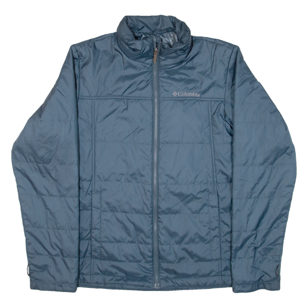 COLUMBIA Lightweight Insulated Mens Puffer Jacket Blue S Online now