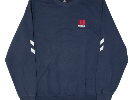 HUMMEL Mens Sweatshirt Blue XL Sale