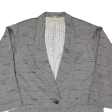 RENE FONTAINE Womens Blazer Jacket Grey L Online