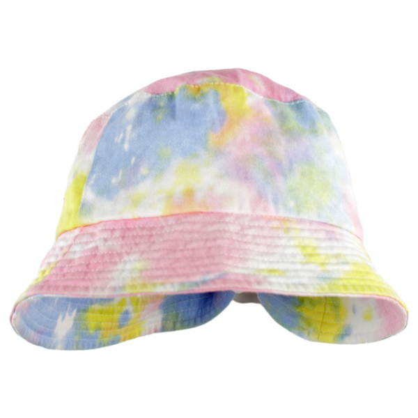 Tie Dye Girls Bucket Hat Pink Fashion