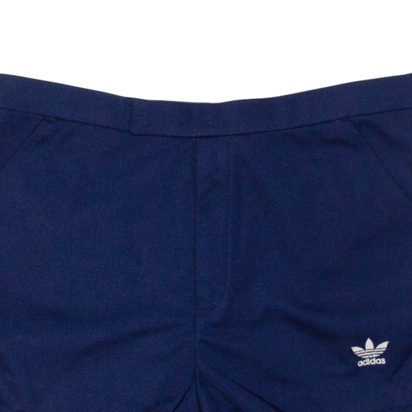 ADIDAS Womens Sports Shorts Blue Relaxed 90s L W34 on Sale