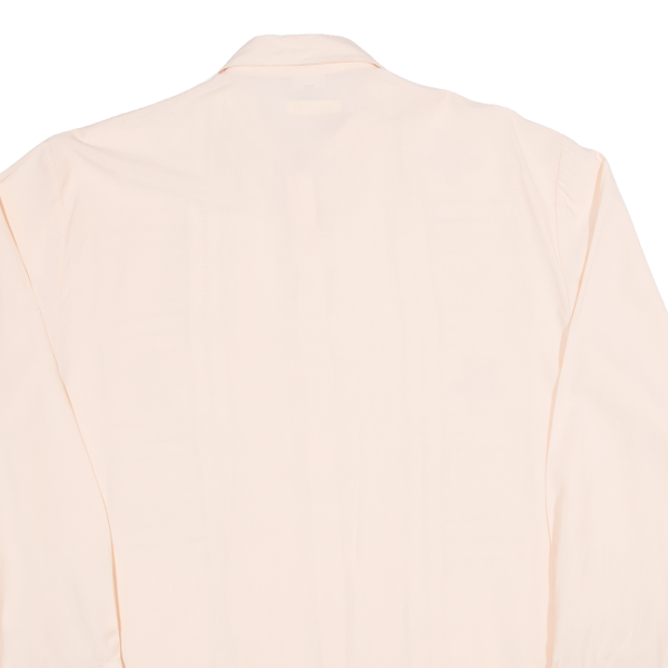 Womens Blouse Shirt Pink Collared Long Sleeve L Online Sale