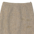 Womens Straight Skirt Beige Knee Length M For Sale