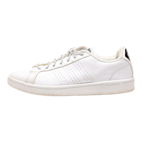 ADIDAS Advantage Clean Sneaker Trainers White Leather Womens UK 6.5 Online