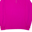 BENGER Womens Sweatshirt Pink 1 4 Zip M Discount