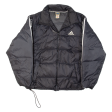 ADIDAS Mens Puffer Jacket Black 90s XL Online Hot Sale