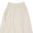 MARSHAL Womens Bandage Skirt Cream Midi Wool M For Cheap