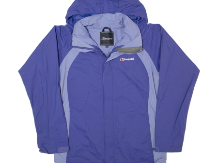 BERGHAUS Womens Rain Jacket Purple Hooded S Discount