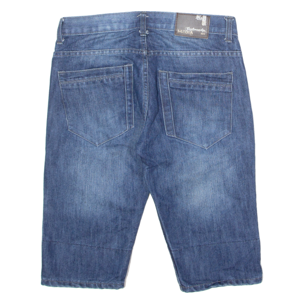 MEDIA JEANS Mens Jorts Shorts Blue M W32 Cheap